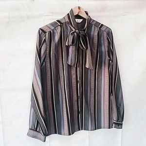 Vintage Silky Button Up